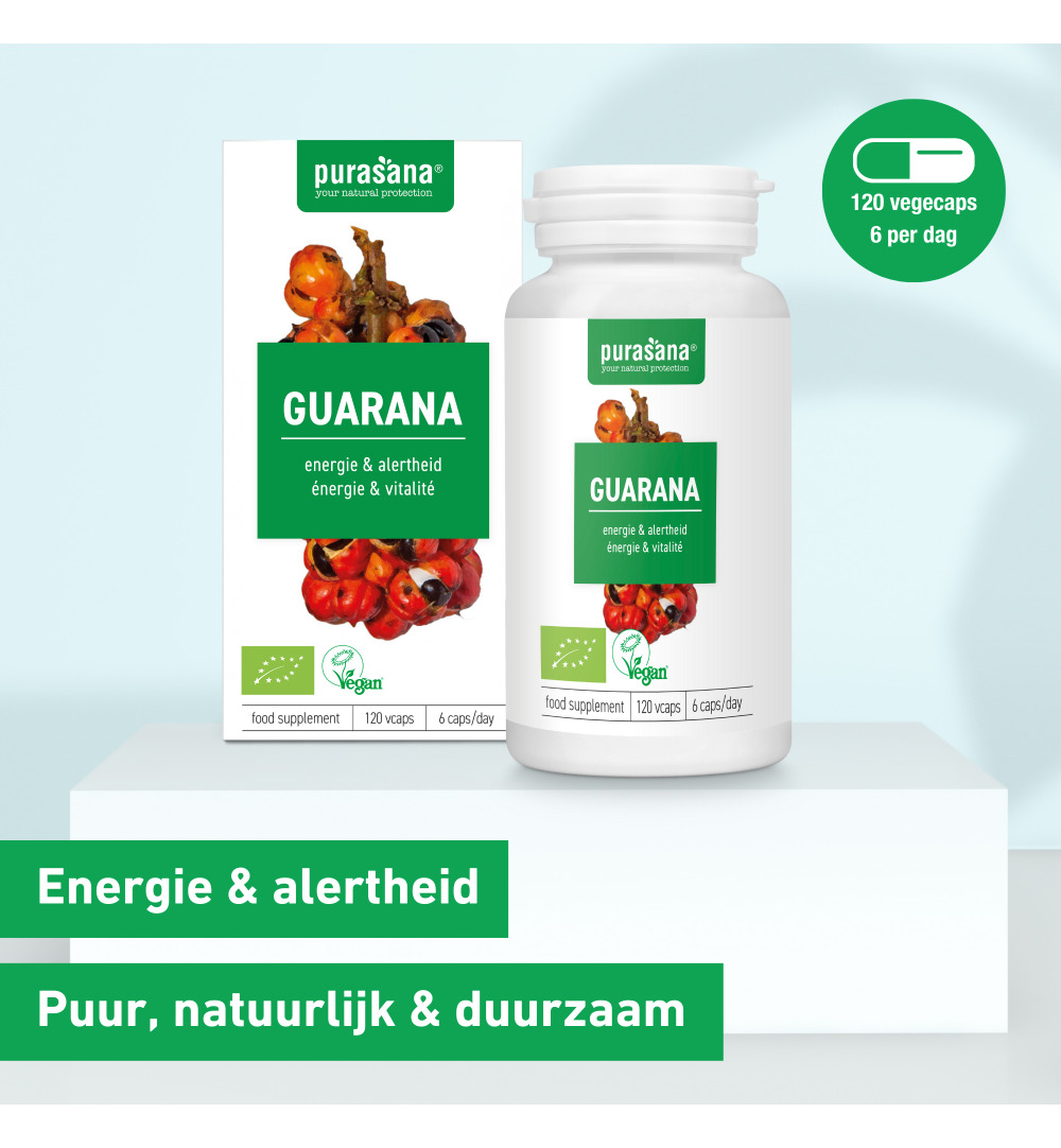 Purasana Guarana Vegan Bio (120 vega capsules) - image 6