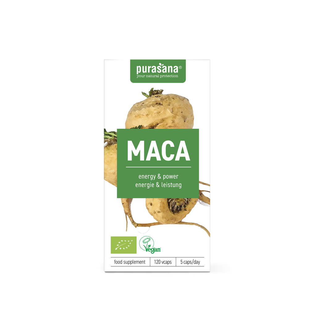 Purasana Maca Vegan Bio (120 vega capsules)