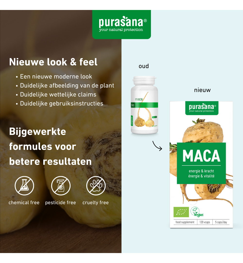 Purasana Maca Vegan Bio (120 vega capsules) - image 7