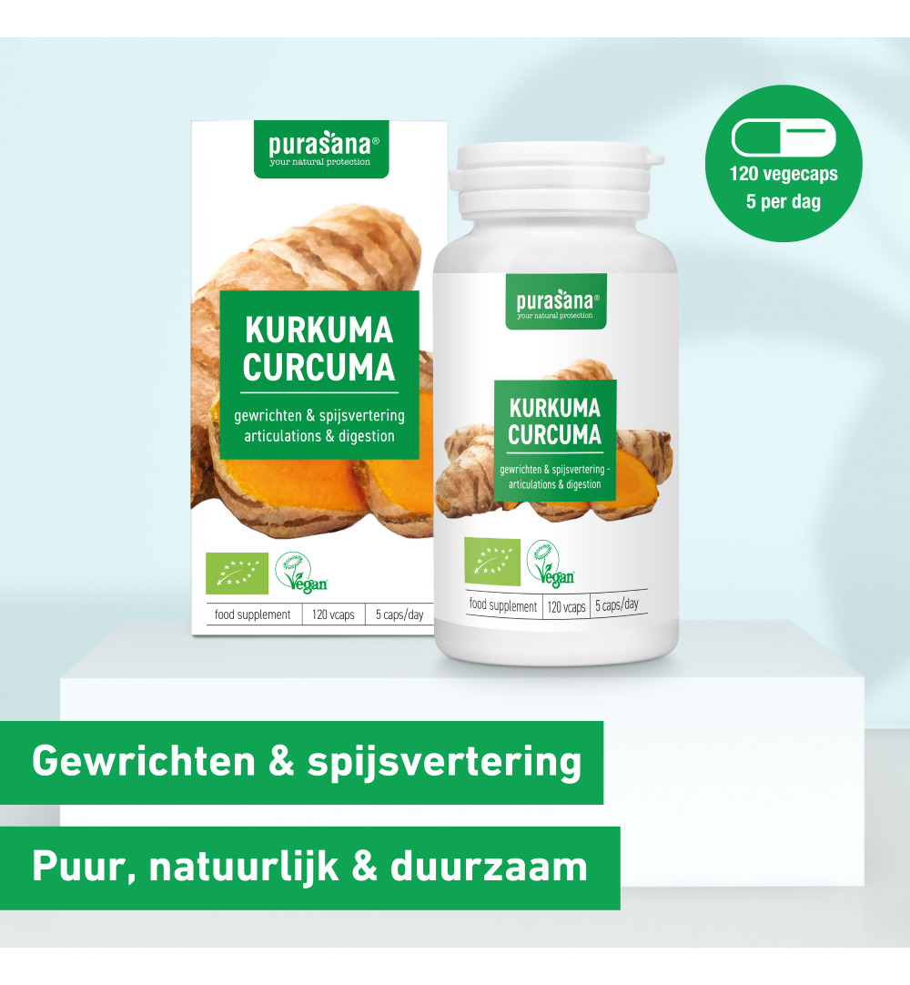 Purasana Curcuma Vegan Bio (120 vega capsules) - image 6