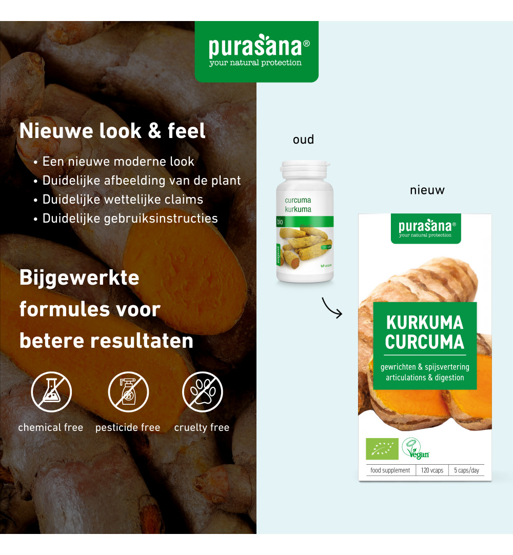 Purasana Curcuma Vegan Bio (120 vega capsules) - image 7
