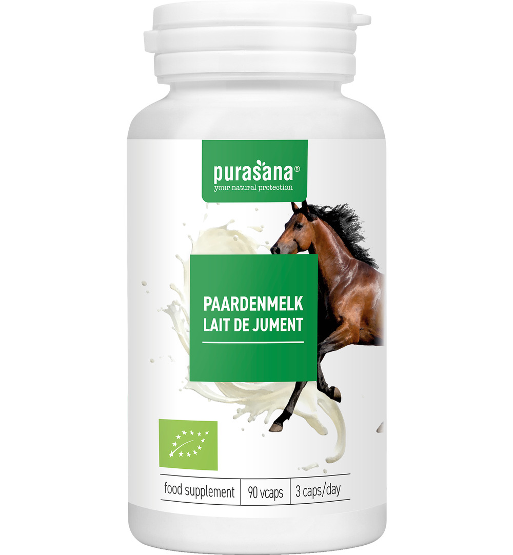 Purasana Paardenmelk Bio (90 vega capsules)