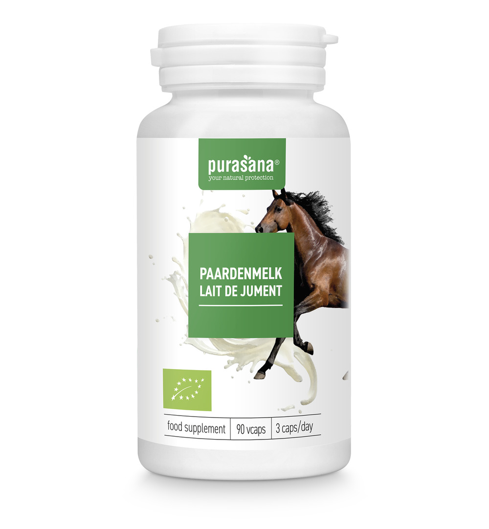 Purasana Paardenmelk Bio (90 vega capsules) - image 5