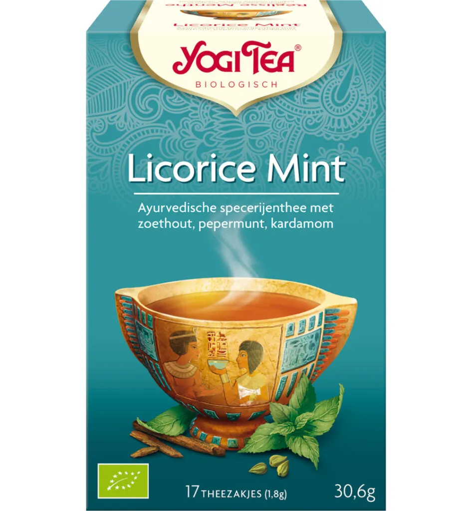 Yogi Tea Licorice mint bio (17 stuks)