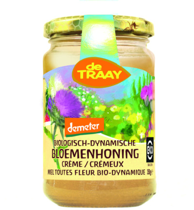 De Traay Bloemenhoning bio-dynamisch vh zomerhoning (350 gr)