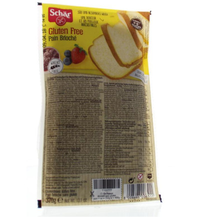 Dr. Schär Pain Brioche (370 gr)