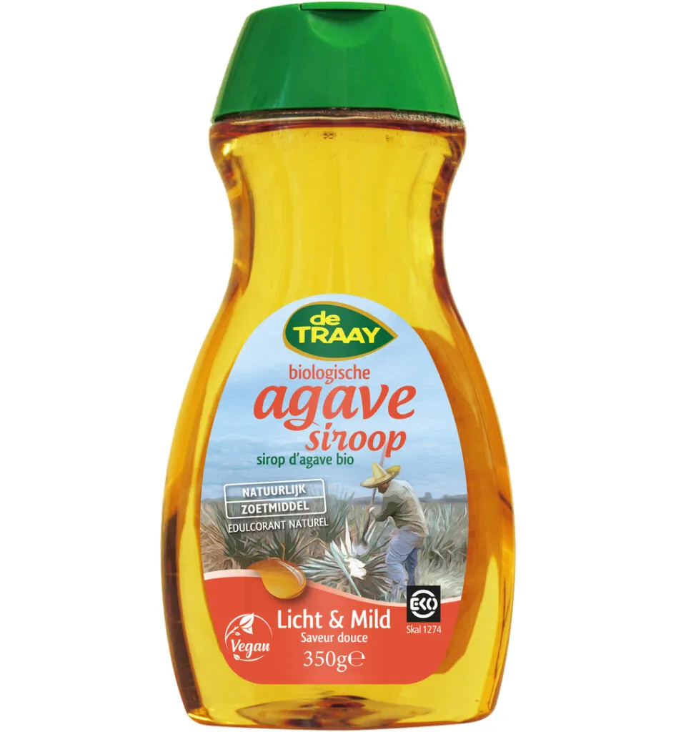 De Traay Agavesiroop licht & mild bio (350 gr)