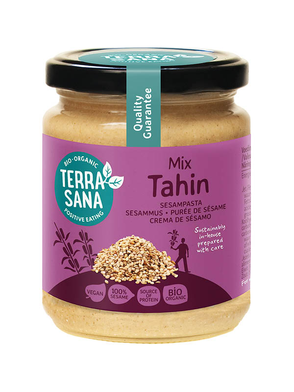 TerraSana Tahin sesampasta mix bruin/wit bio (250 gr)