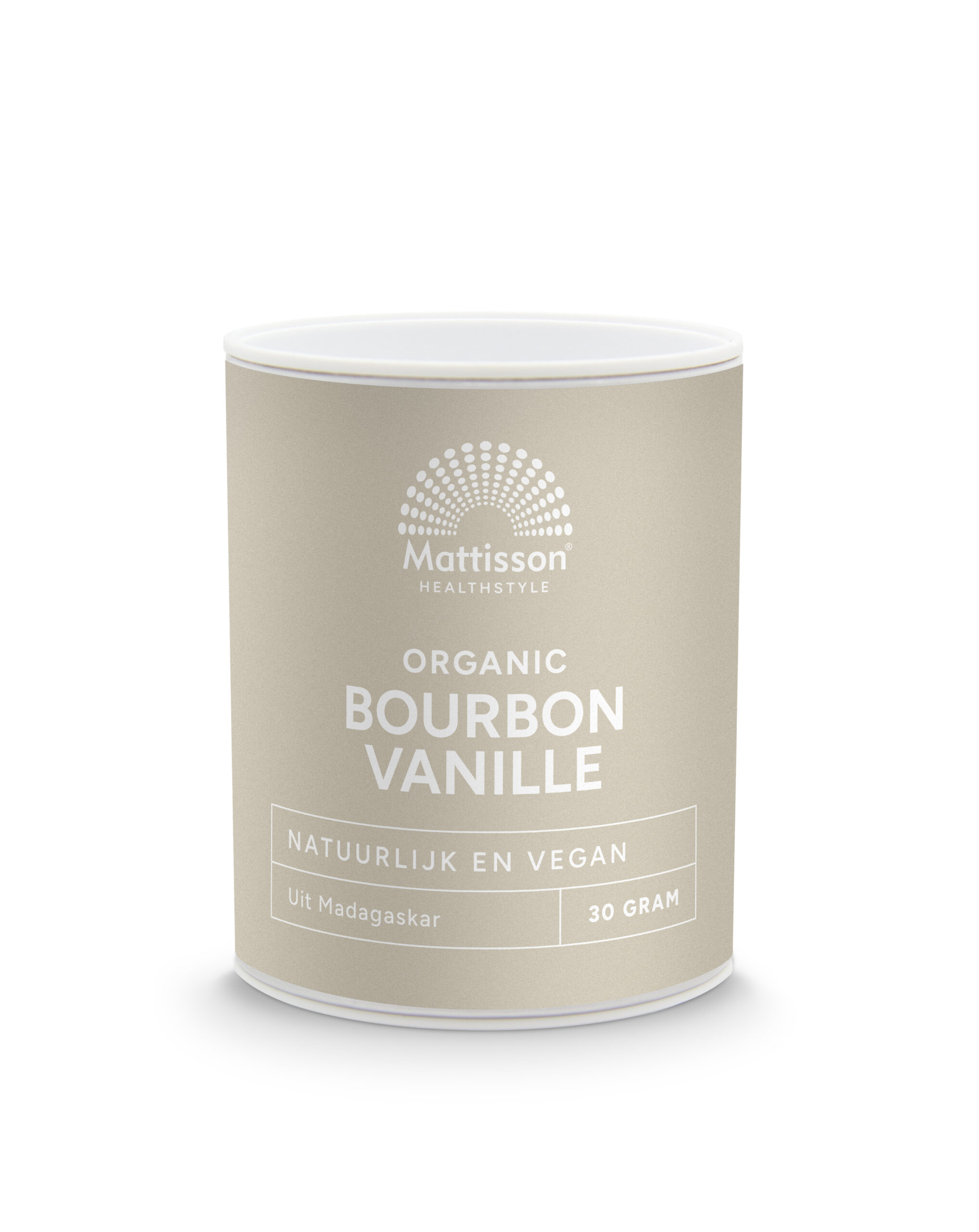 Mattisson Bourbon Vanille Poeder Bio (30 gr)