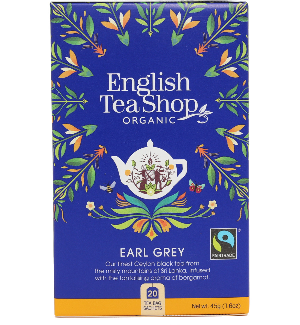 English Tea Shop Earlgrey bio (20 zakjes)