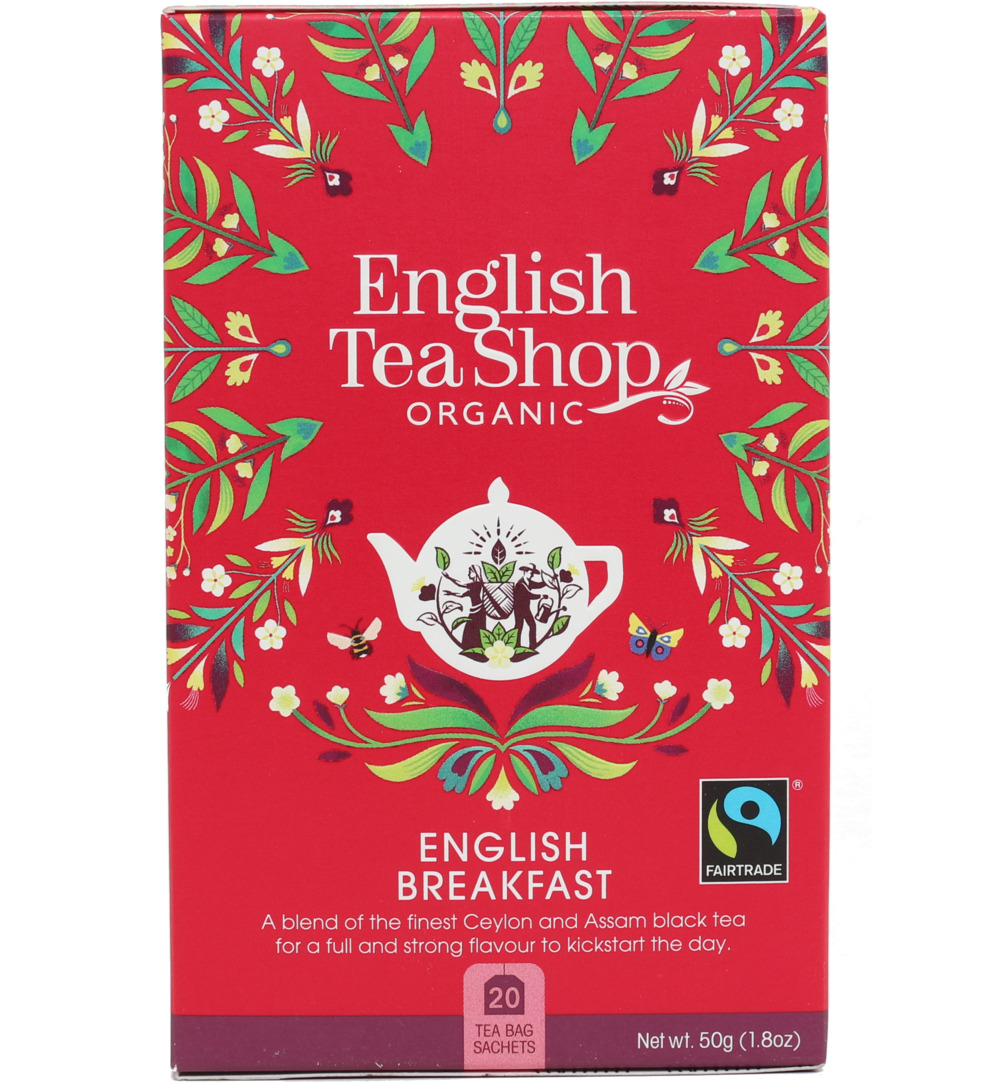 English Tea Shop English breakfast bio (20 zakjes)