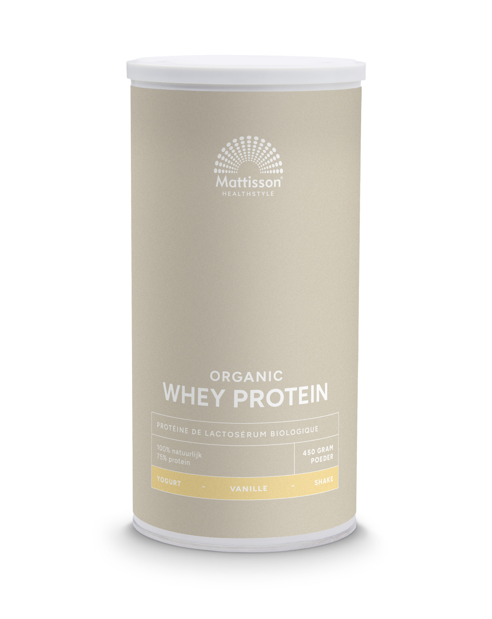 Mattisson Wei Whey Proteine Vanille 80% Bio (450 gr)