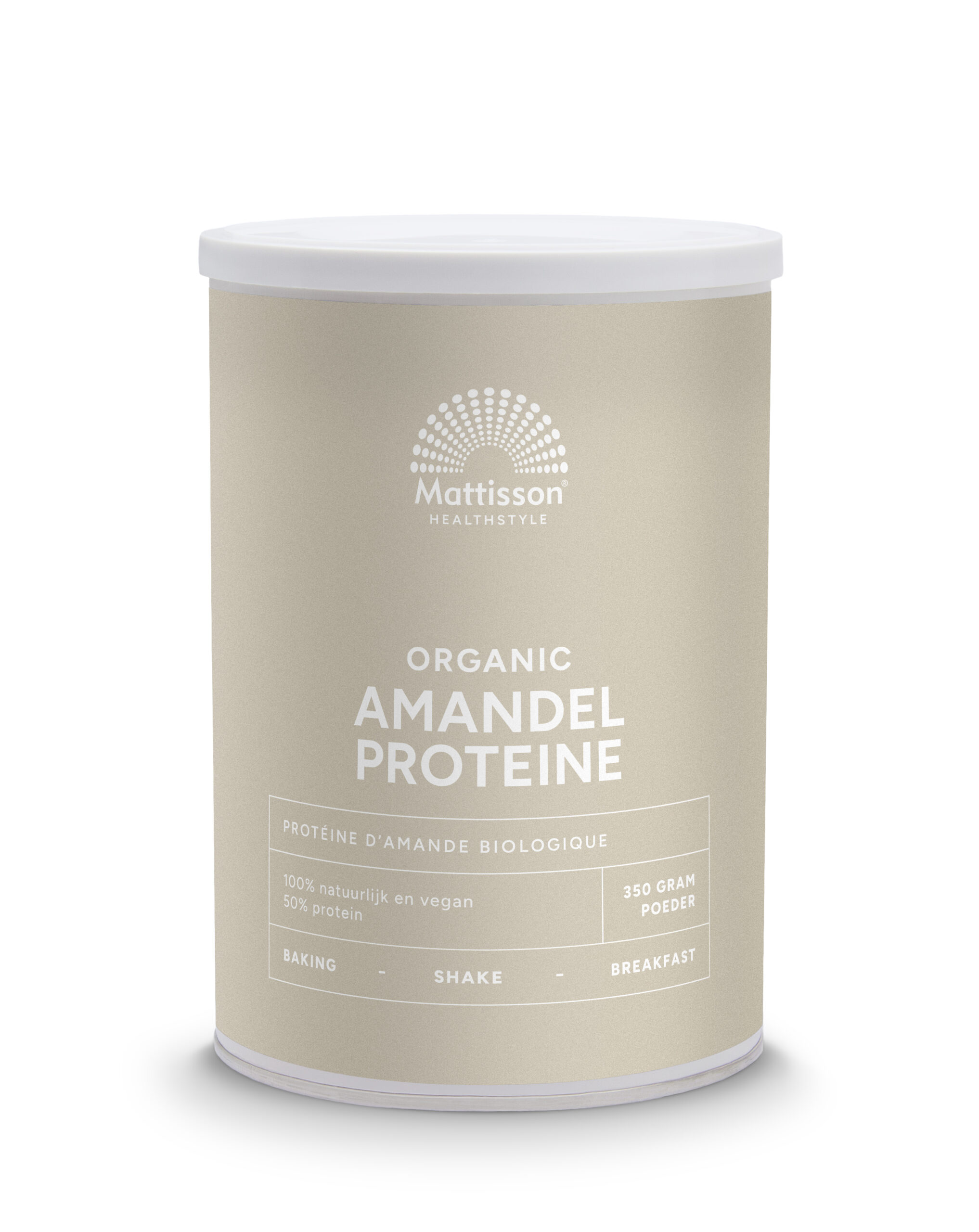 Mattisson Amandel Proteine 50% Vegan Bio (350 gr)