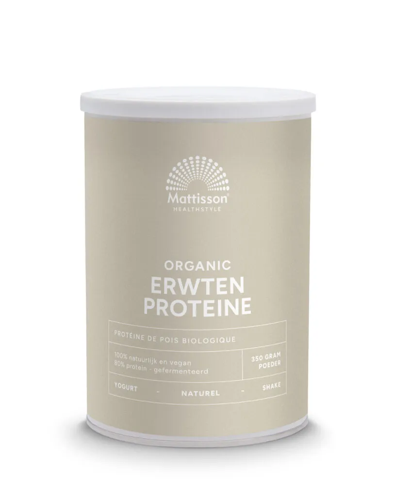 Mattisson Vegan Erwten Proteine 80% Bio (350 gr)