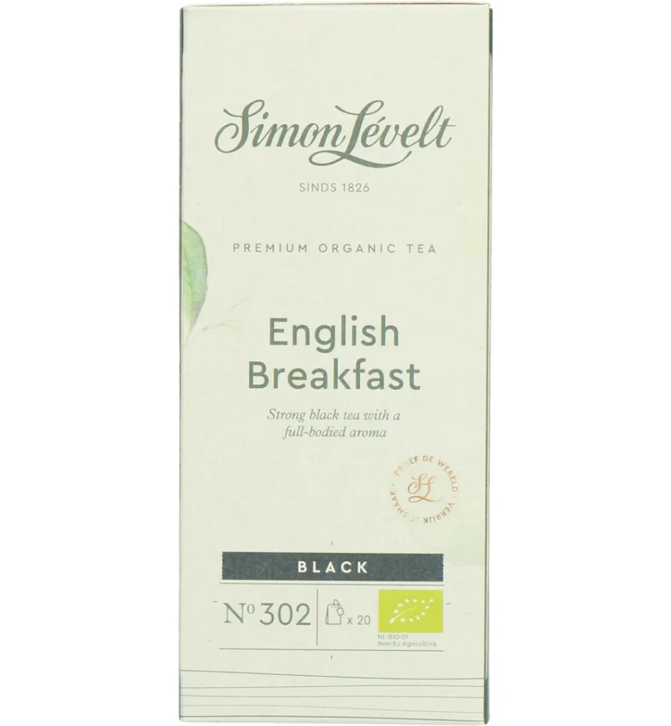 Simon Levelt English breakfast Max Havelaar bio (20 zakjes)