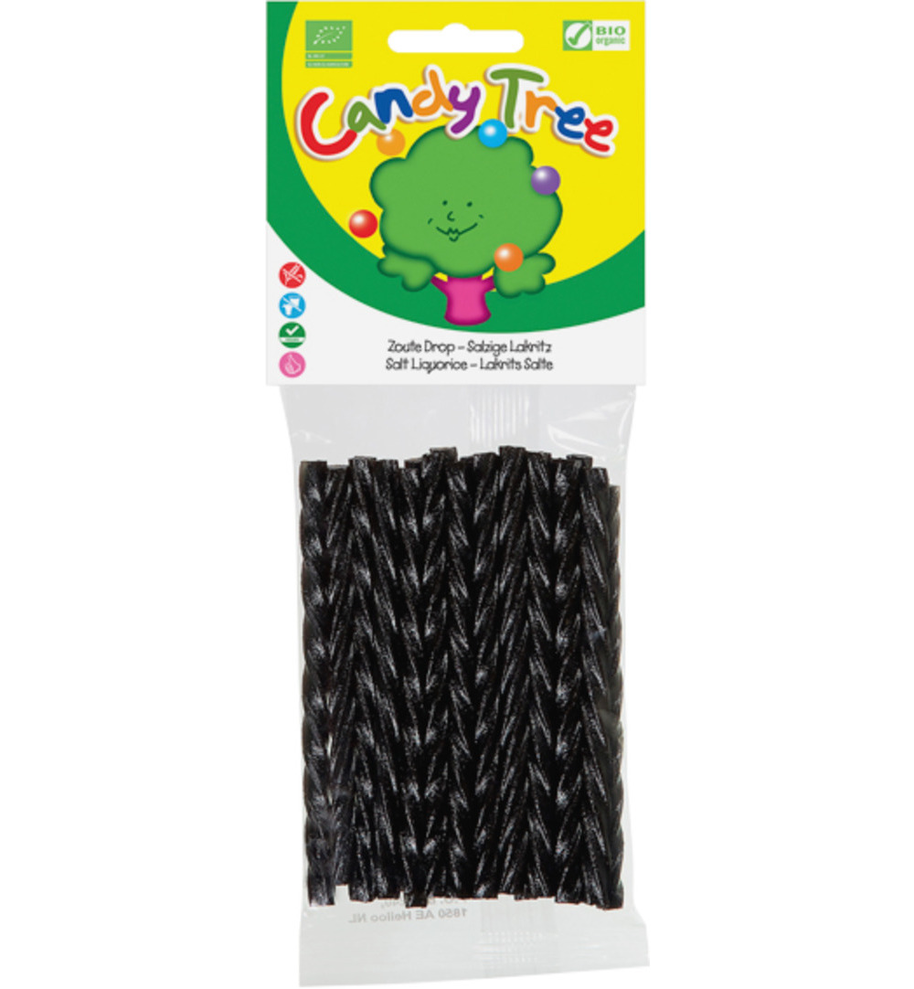 Candy Tree Dropkabel zout glutenvrij bio (100 gr)