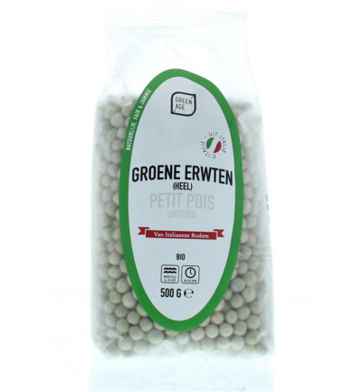 Greenagegroene Erwten Bio (500 gr)