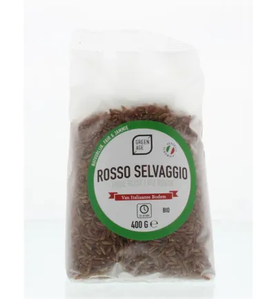 Greenage Rode Rijst Rosso Selvaggio Bio (400 gr)
