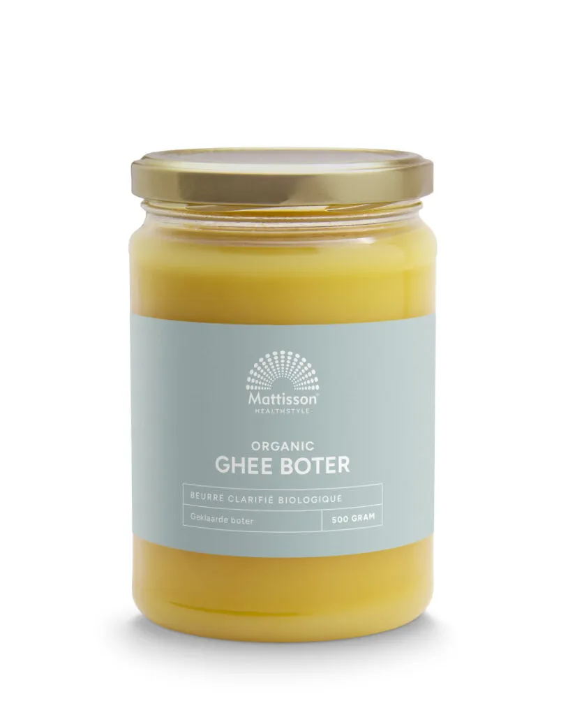 Mattisson Ghee Geklaarde Boter Bio (500 gr)