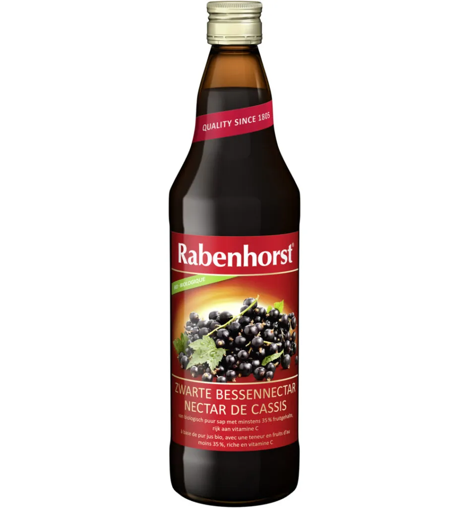 Rabenhorst Zwarte bes nektar bio (750 ml)