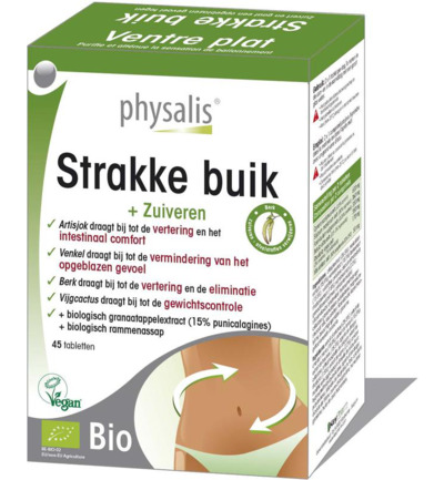 Physalis Strakke buik bio (45 tabletten)