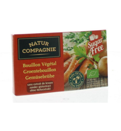 Natur Compagniegroentebouillon Zonder Gist Bio (8 Stuks)