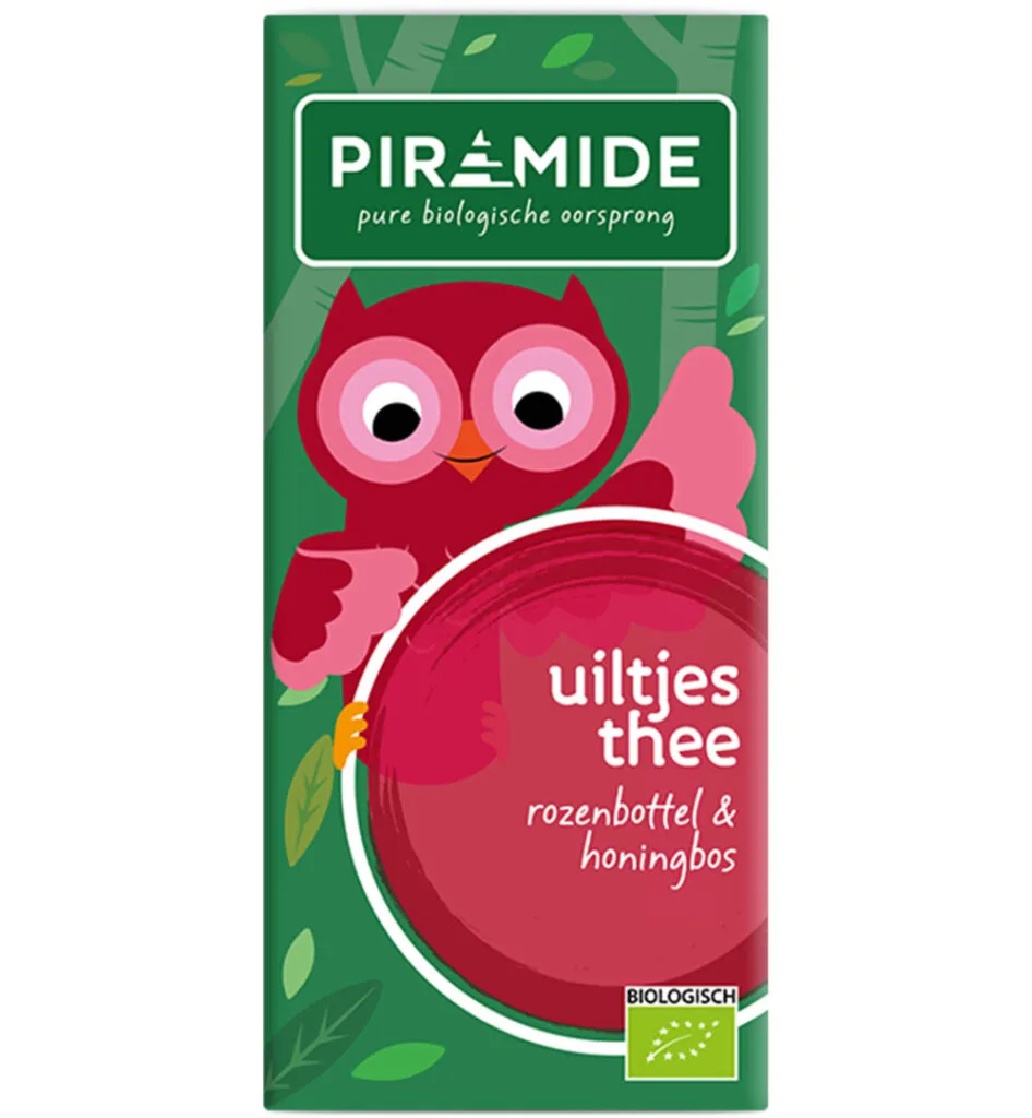 Piramide Uiltjes Thee Rood Eko Bio (20 stuks)