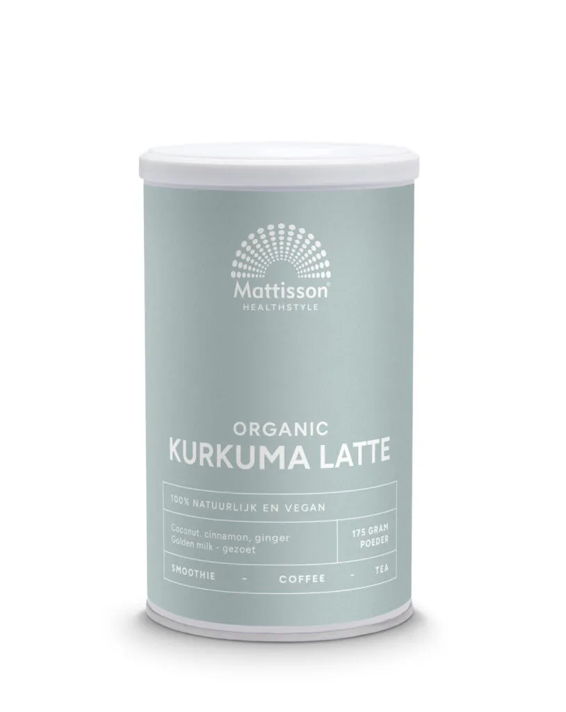 Mattisson Latte Kurkuma Goldenmilk Gezoet Kaneel - Kokos Bio (175 gr)