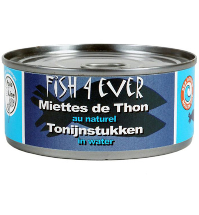 Fish 4 Ever Tonijnstukken In Water (160 gr)