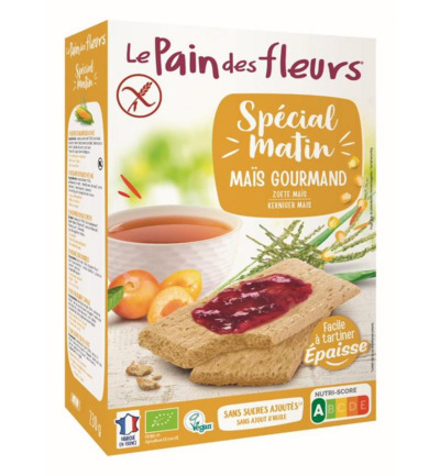 Le Pain Des Fleurs Special Matin Boekweit Crackers Bio (230 gr)