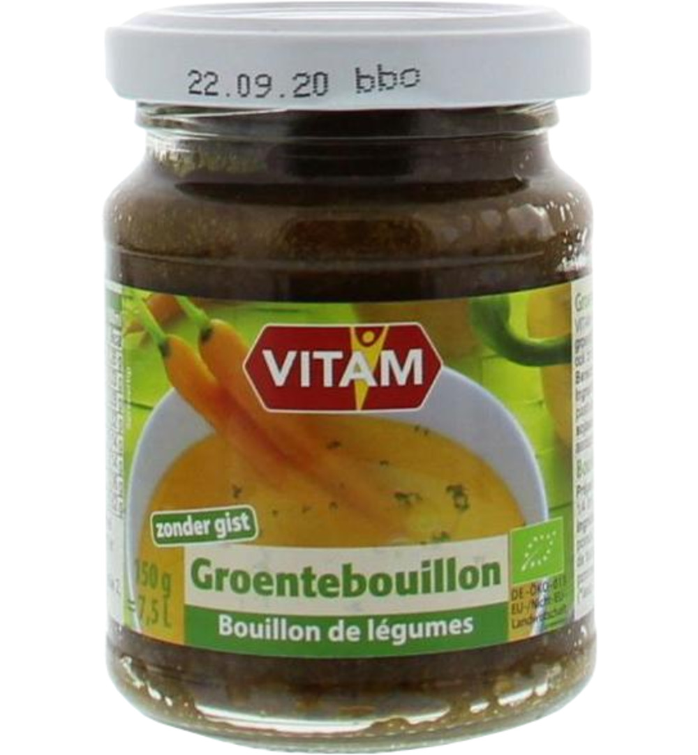Vitamgroentebouillon Zonder Gist Bio (150 gr)