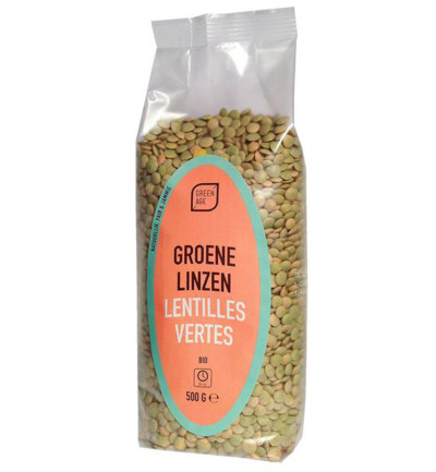 Greenagegroene Linzen Bio (500 gr)