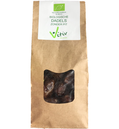 Vitiv Dadels Zonder Pit Bio (500 gr)