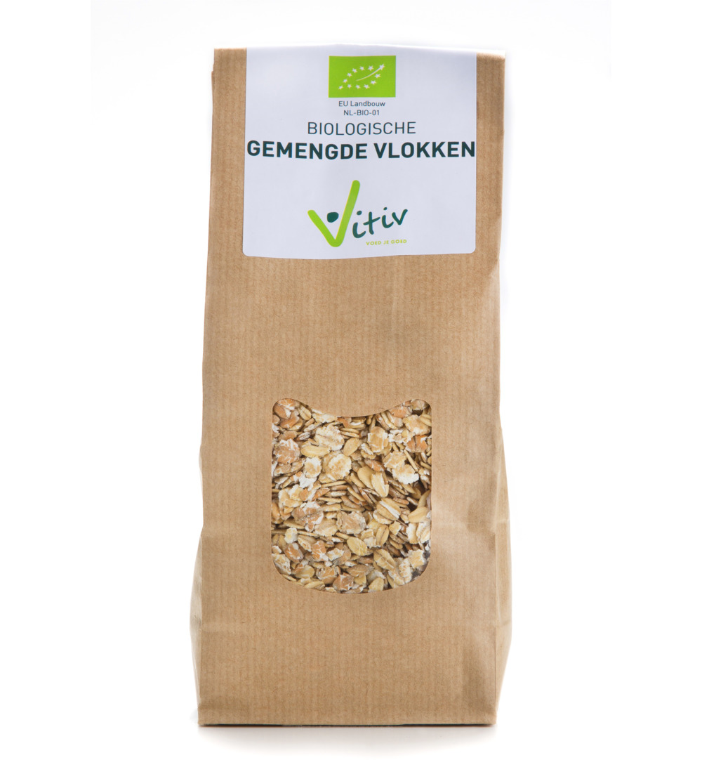 Vitiv Gemengde Vlokken Bio (500 gr)