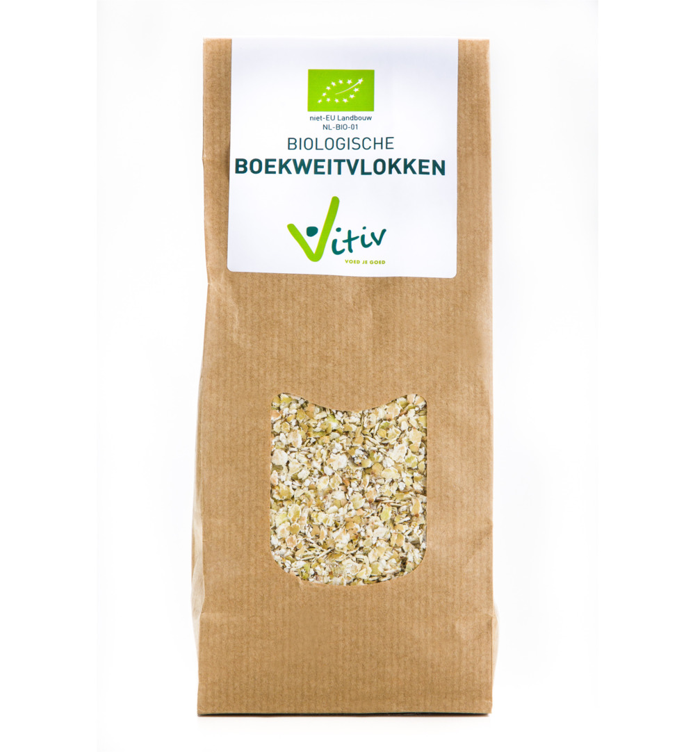 Vitiv Boekweitvlokken Bio (500 gr)