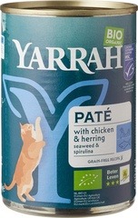 Yarrah Kat Pate Met Vis Bio (400 gr)