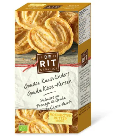 De Rit Goudse kaasvlinders bio (100 gr)