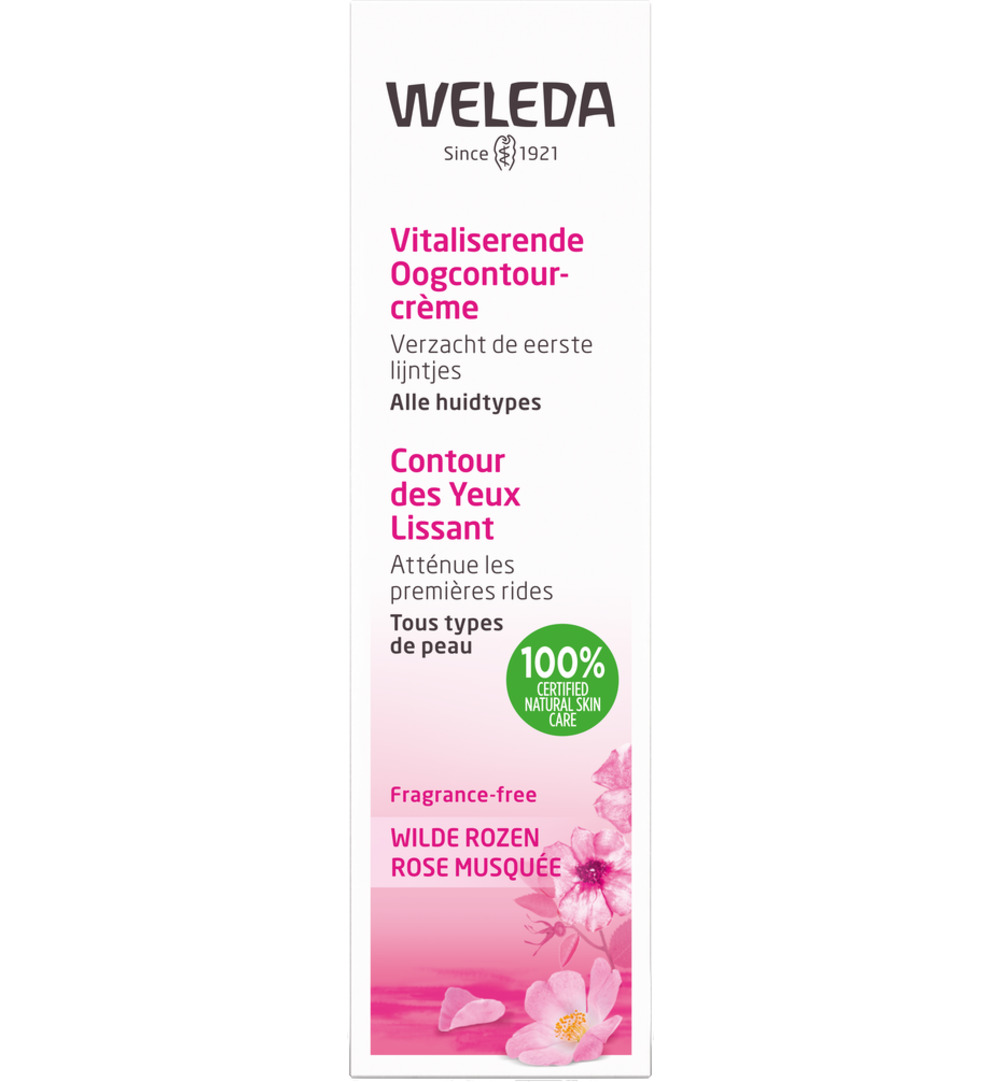 WELEDA Wilde rozen vitaliserende oogcontourcreme (10 ml)