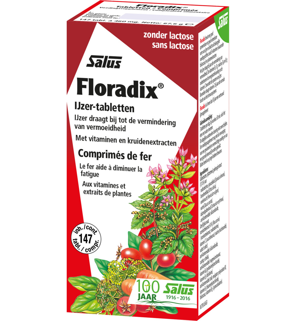 Salus Floradix ijzer (147 tabletten)