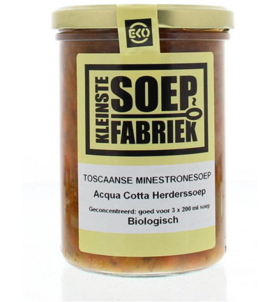 Kleinstesoepfabriek Acqua Cotta Toscaanse Minestronesoep Bio (400 ml)