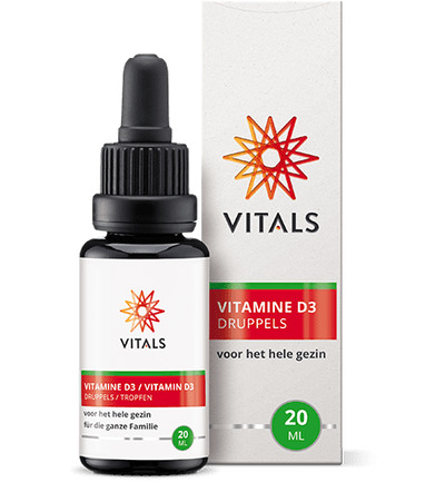 Vitals Vitamine D3 druppels (20 ml)