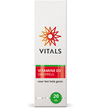 Vitals Vitamine D3 druppels (20 ml) - image 2
