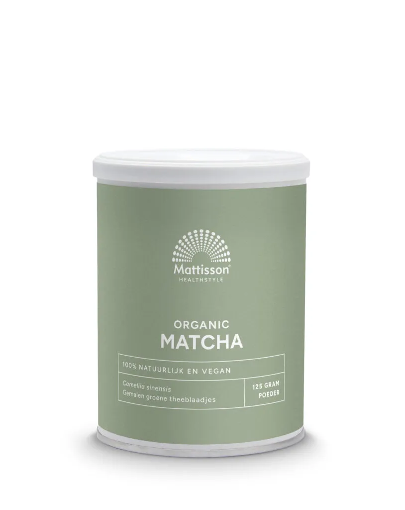 Mattisson Matcha Powder Poedergreen Tea Bio (125 gr)