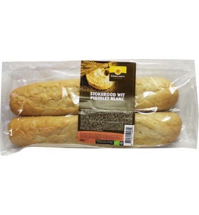 Zonnemaire Stokbrood Wit Bio (2 Stuks)