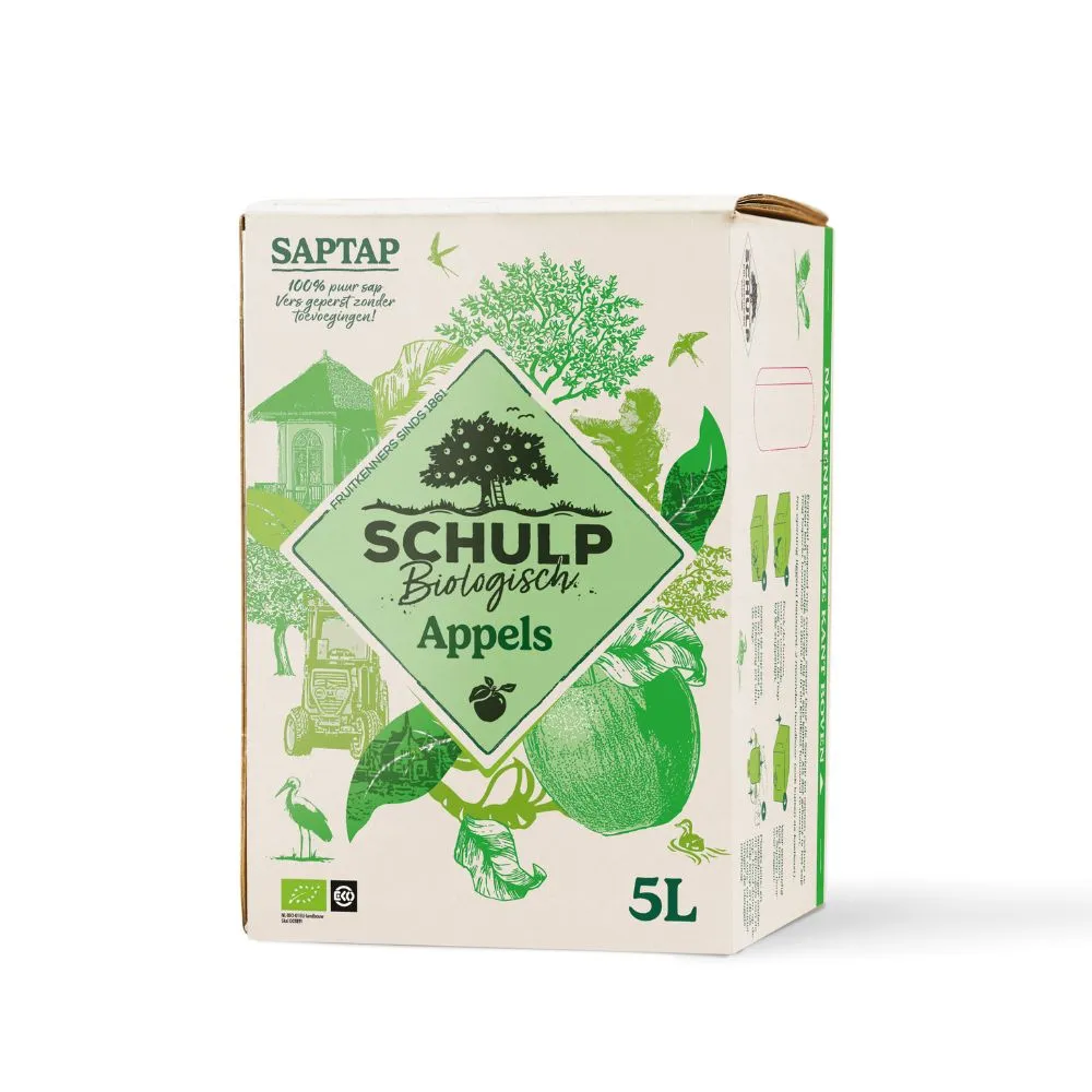 Schulp Appelsap Saptap Bio (5000 ml)