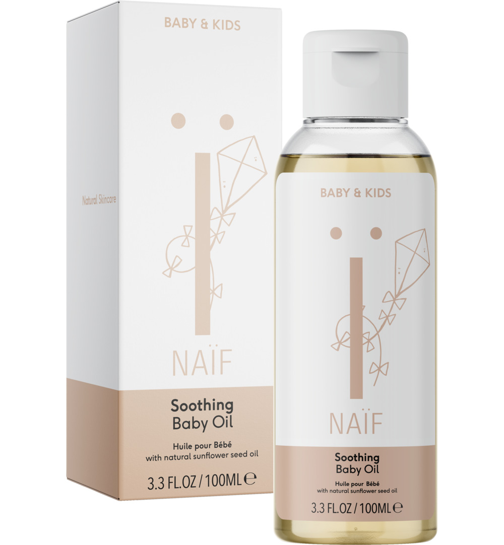 Naïf Verzachtende baby olie (100 ml)
