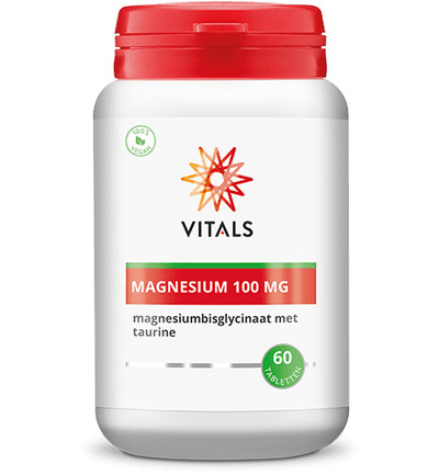 Vitals Magnesiumbisglycinaat 100 mg (60 tabletten)