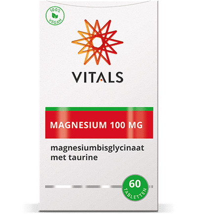 Vitals Magnesiumbisglycinaat 100 mg (60 tabletten) - image 2
