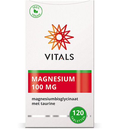 Vitals Magnesiumbisglycinaat 100 mg (120 tabletten) - image 2