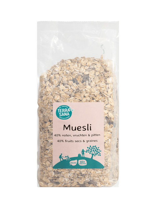 Terrasana Muesli Noten & Zuidvruchten Bio (750 gr)